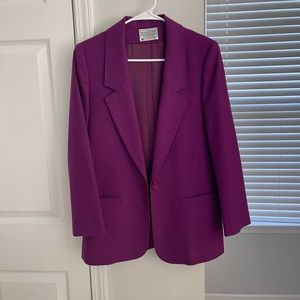 Pendleton purple wool blazer - sz 4